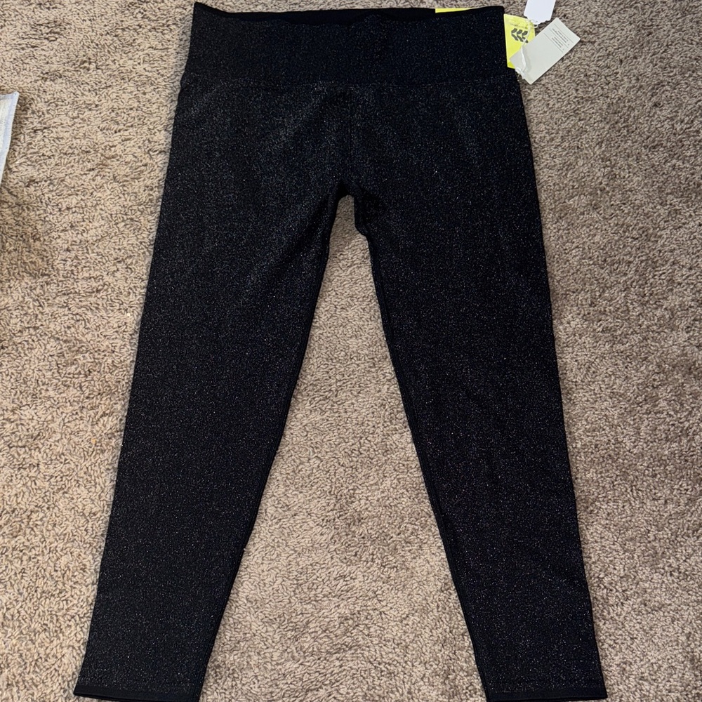 All in Motion Black Sparkle Leggings